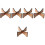 5Pcs Foldable Tongue Drum Support Stand Steel Material Light Brown 4