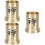 3Pcs Golden Tea Cup Storage Boxes Tea Ceremony Accessories 7