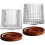 4Sets Bar Glasses Whiskey Cups Assorted Color Party Glassware 9