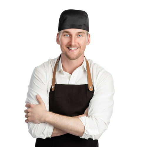 21Pc Black Chef Turban Hats for Kitchen Restaurant Professional Use 2