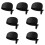 21Pc Black Chef Turban Hats for Kitchen Restaurant Professional Use 10