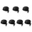 21Pc Black Chef Turban Hats for Kitchen Restaurant Professional Use 5
