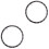 2Pcs Lightweight Aluminum Alloy Watch Protector Ring Black Case 3