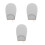 3Pcs Hanging Hot Machine Ironing Gloves Grey Insulation Protective 6