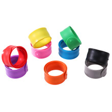 2Pcs Kids Silica Gel Slap Bracelets Multicolor Fun Party Bracelets