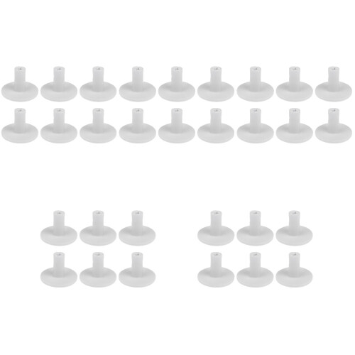 30Pcs Lightweight Golfs Tees Holder White for Golfers Practice 2