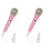 2Pcs Electronic Musical Tool Kid Microphone Educational Toy Pink Color 2