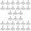 30Pcs Lightweight Golfs Tees Holder White for Golfers Practice 8