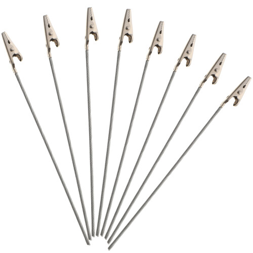 150Pcs Silver Metal Wire Clips for Photo Note Display