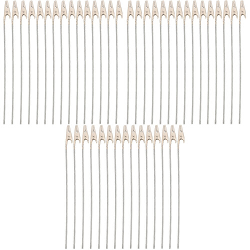 150Pcs Silver Metal Wire Clips for Photo Note Display 2