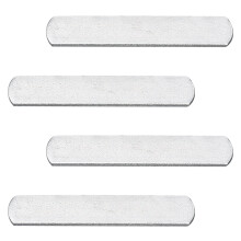 32Pcs Silver Weight Steel Plates for Jogging and Home Workout Gear