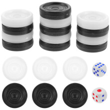 2Sets Plastic Damstenen Kleurrijk En Stevig Voor Bordspellen