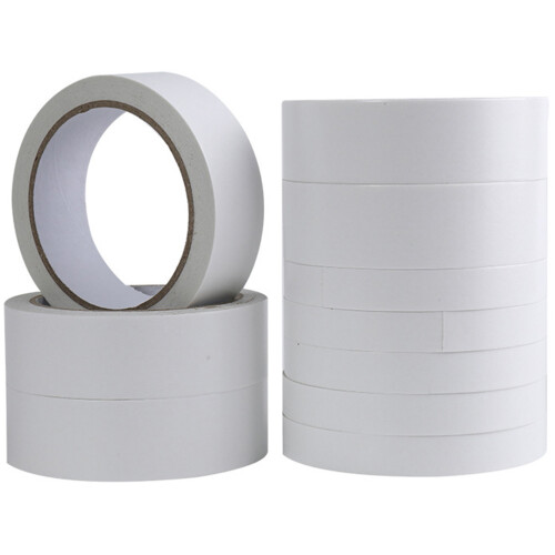 18Rouleaux Rubans Adhésifs Double-Face Blancs Pour Bricolage Et