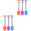 6Pcs Child Toy Snow Durable Material Anti-Slip Handle Assorted 3