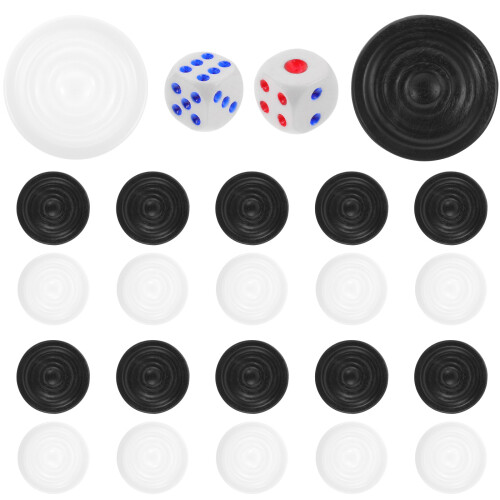2Sets Plastic Damstenen Kleurrijk En Stevig Voor Bordspellen 1