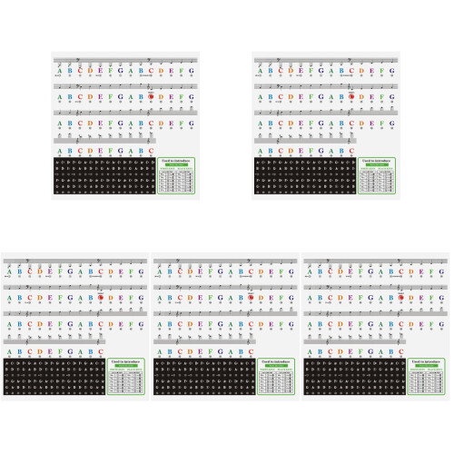 Piano Stickers Label Multi Voor Beginners En Duurzaam 1