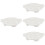 4St Witte Escargot Baking Plate Keramisch Met Antislip Groeven 6
