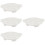 4St Witte Escargot Baking Plate Keramisch Met Antislip Groeven 7