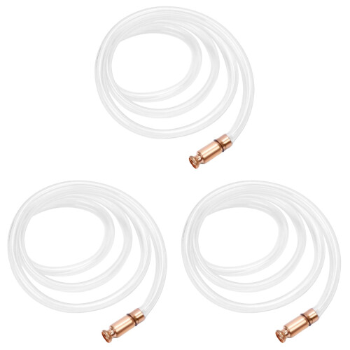3St Flexibele Sifonslang Gas Transfer 1/2 Transparant PVC 2