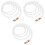 3St Flexibele Sifonslang Gas Transfer 1/2 Transparant PVC 4