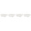 4St Witte Escargot Baking Plate Keramisch Met Antislip Groeven 4