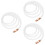 3St Flexibele Sifonslang Gas Transfer 1/2 Transparant PVC 7