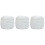 3Pcs White Cotton Crochet Yarn Durable Thread for Knitting 4