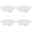 4St Witte Escargot Baking Plate Keramisch Met Antislip Groeven 5