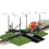 8Stk Mini Eisenbahnlicht Modell Grün ABS Für Modellbau 6