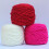 3Pcs White Cotton Crochet Yarn Durable Thread for Knitting 8