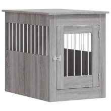 Móvel de gaiola para cães sonoma 55 x 80 x 68 cm cinza 02_0043373