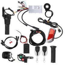 Borstelloze motorcontroller 48V/36V, waterdicht LCD-display, elektrische scooter conversiekit met warmteafvoer, aluminium behuizing en