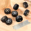 4Sets Model Car Plastic Toy Wheels with Axles for Craft Projects 8