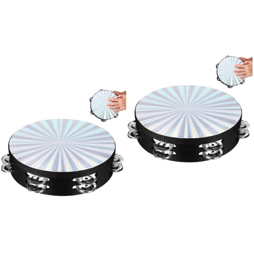 2St Professionele Handtamboerijn Percussie Instrument Duurzaam Multi 2