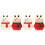 4Pcs Rabbit Shape Toothpick Holder Pop-Up Automatic Dispenser Assorted 3