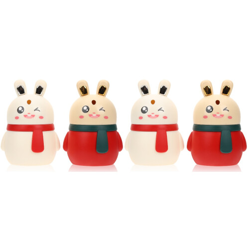 4Pcs Rabbit Shape Toothpick Holder Pop-Up Automatic Dispenser Assorted 2
