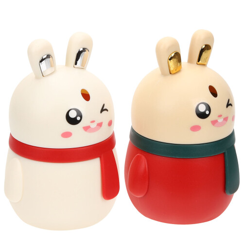 4Pcs Rabbit Shape Toothpick Holder Pop-Up Automatic Dispenser Assorted 1