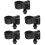 5St ABS Microfoon Mount Clip Zwart Voor Statief En Handheld 8