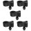 5St ABS Microfoon Mount Clip Zwart Voor Statief En Handheld 10