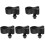 5St ABS Microfoon Mount Clip Zwart Voor Statief En Handheld 4