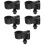 5St ABS Microfoon Mount Clip Zwart Voor Statief En Handheld 9