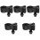 5St ABS Microfoon Mount Clip Zwart Voor Statief En Handheld 5