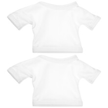 6St Stoffen Knuffelberen Jurk Wit Poppenkleding Voor Kinderen