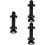 3Pièces Support Extincteur Mural Noir Plastique Pour Bateau 7