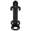 3Pièces Support Extincteur Mural Noir Plastique Pour Bateau 1