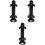 3Pièces Support Extincteur Mural Noir Plastique Pour Bateau 5