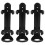 3Pièces Support Extincteur Mural Noir Plastique Pour Bateau 6