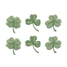 12St Groen Kleef Patch Leaf Voor Handwerk En Tassen