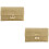 2St Beige Stevige Polyester Clutch Bag Vrouwen Bruiloft & Weekend 8