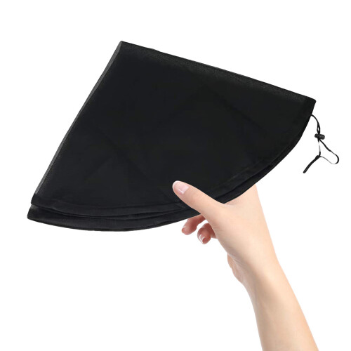 4Pcs Outdoor Black Water Bucket Net Cover Durable Polyester Protective 2